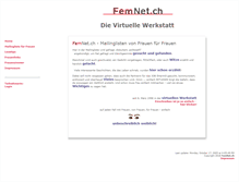 Tablet Screenshot of femnet.ch